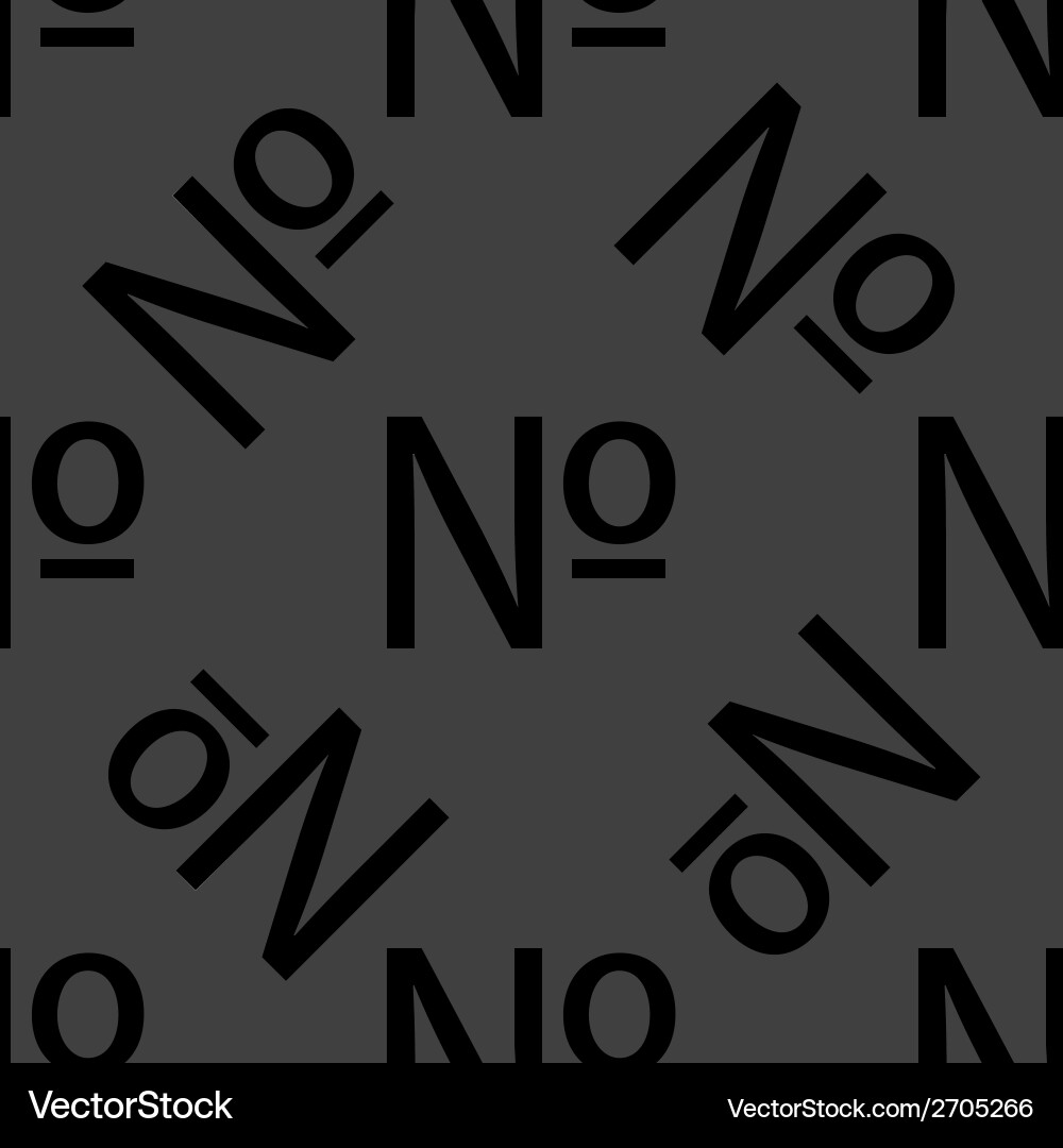 Number web icon flat design seamless pattern vector image