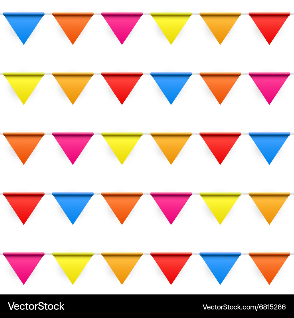 Party background with flags seamless pattern Vector Image