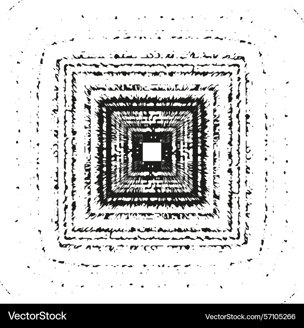 Pixel square texture distressed abstract pattern Pixel square texture distressed abstract pattern Vector Image