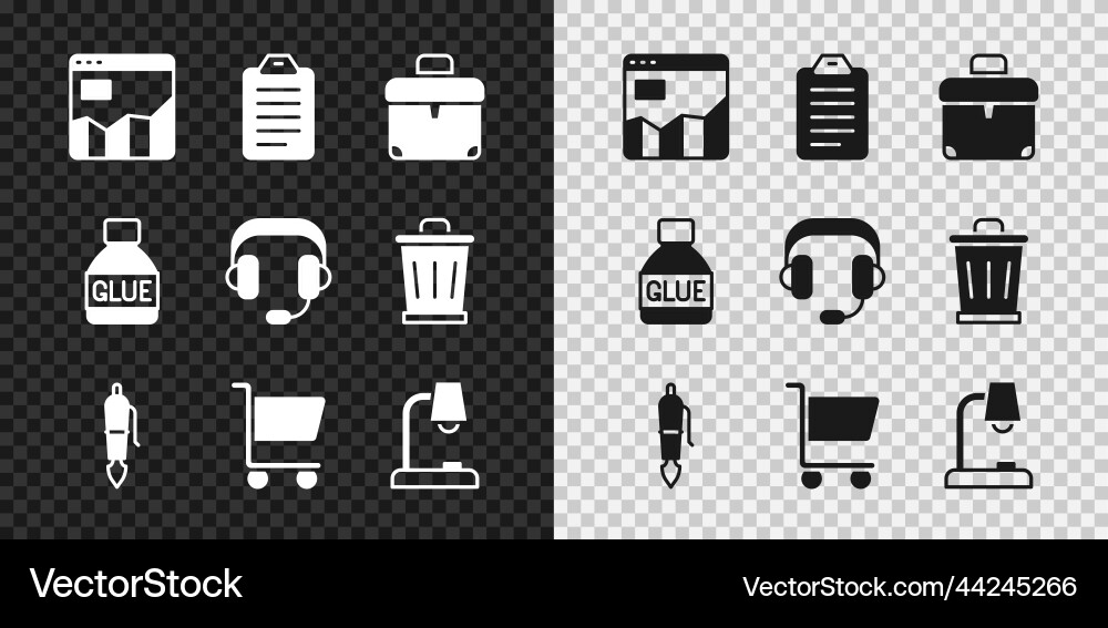 Set graph chart infographic to do list Set graph chart infographic to do list vector image