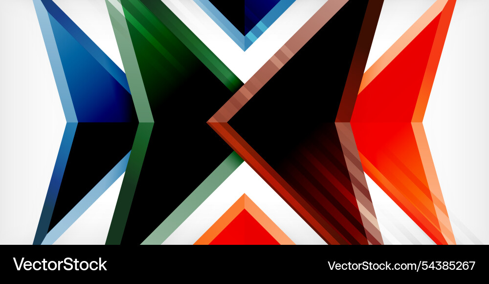 Abstract background color triangles and arrows Abstract background color triangles and arrows vector image