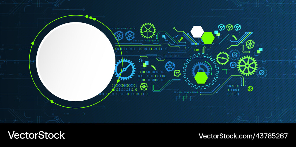 Abstract technology concept computer code Abstract technology concept computer code vector image