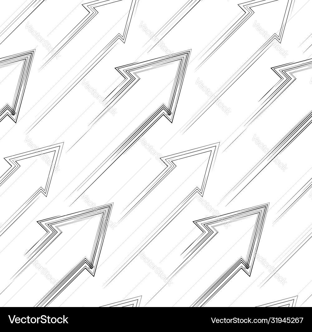 Dashed Diagonal Pfeilmuster vektorbild