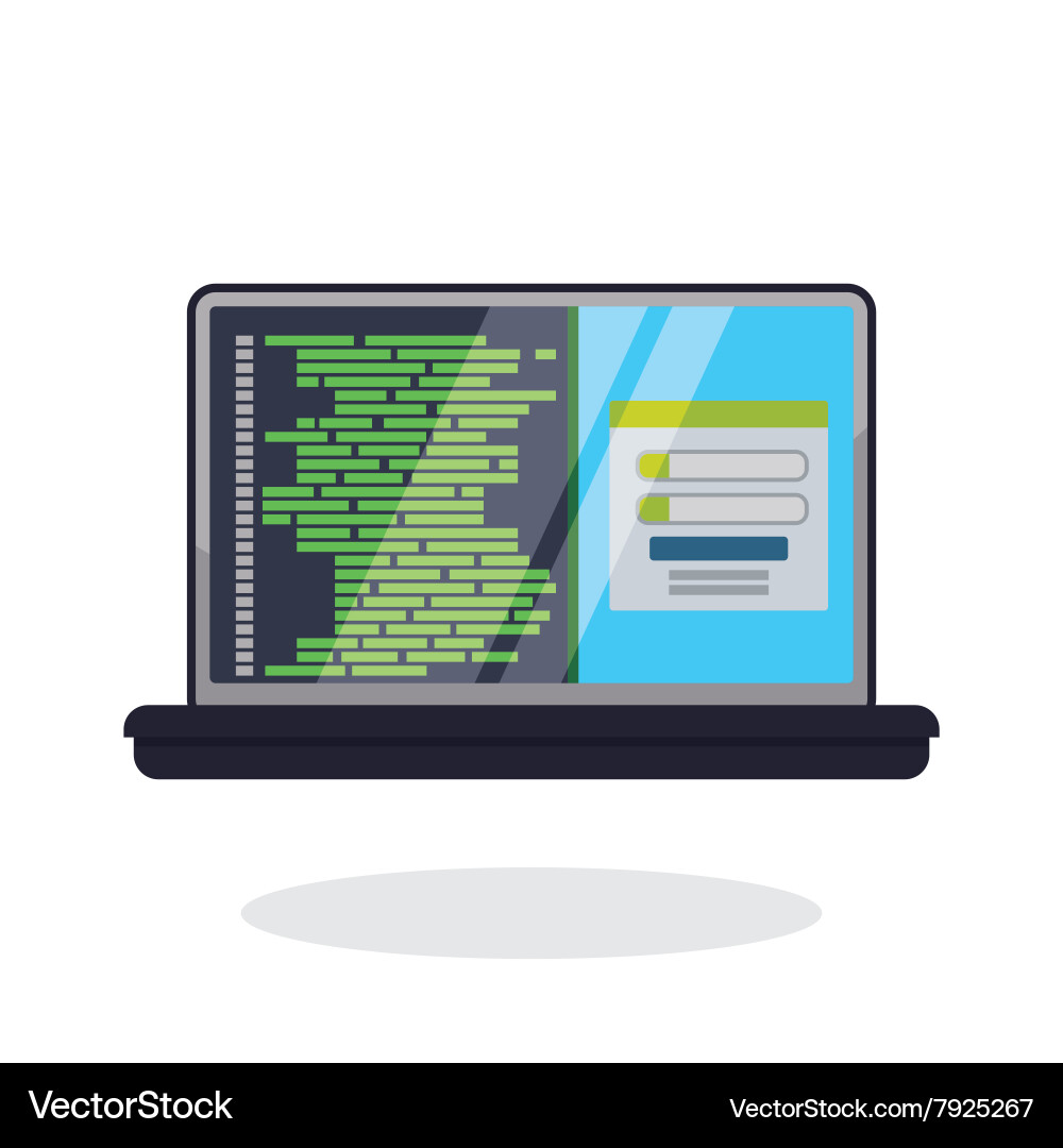 Development and software design Vector Image