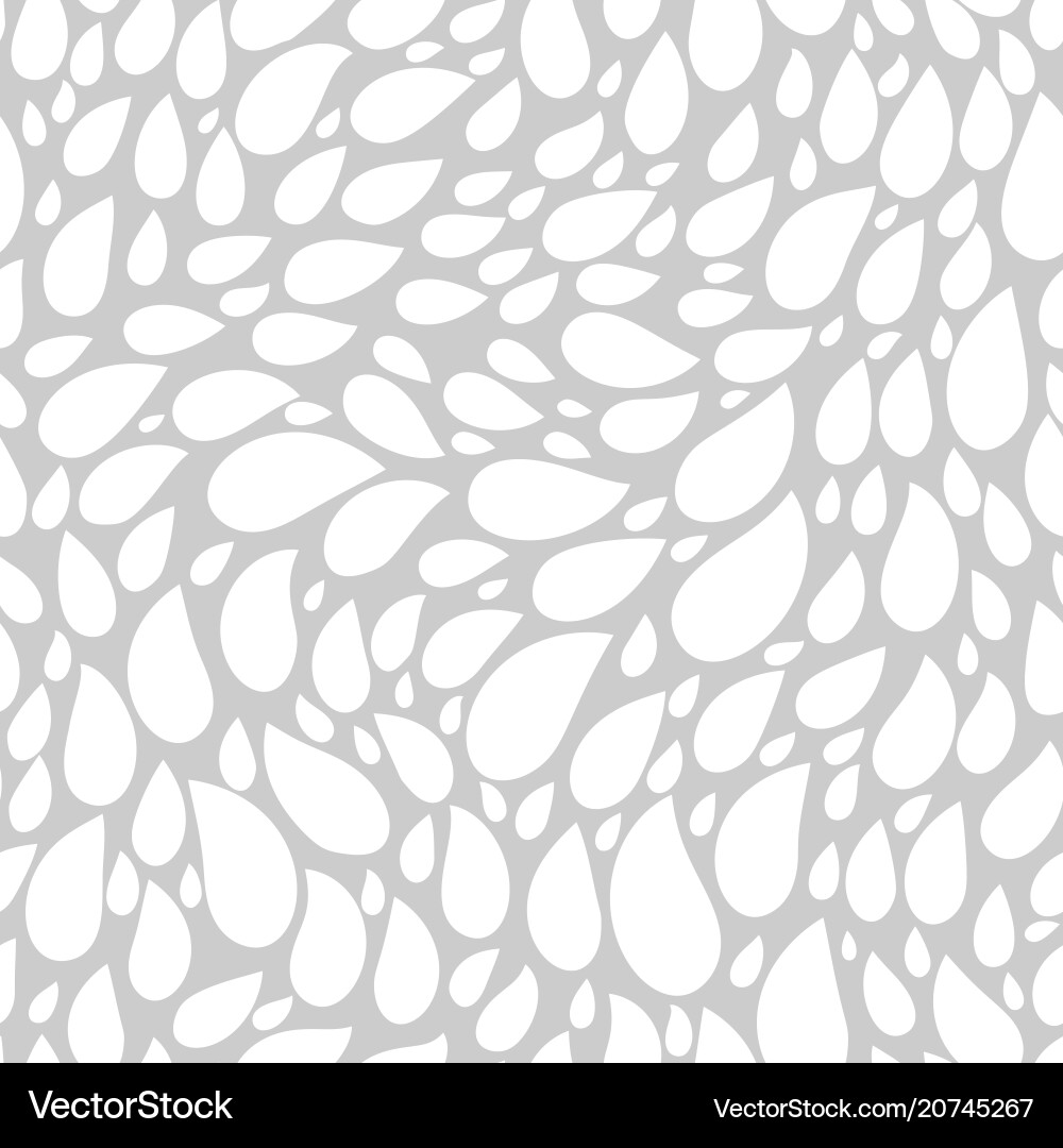 Monochrome Drop Pattern Vector Image