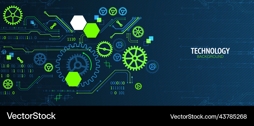 Abstract technology concept computer code Abstract technology concept computer code vector image