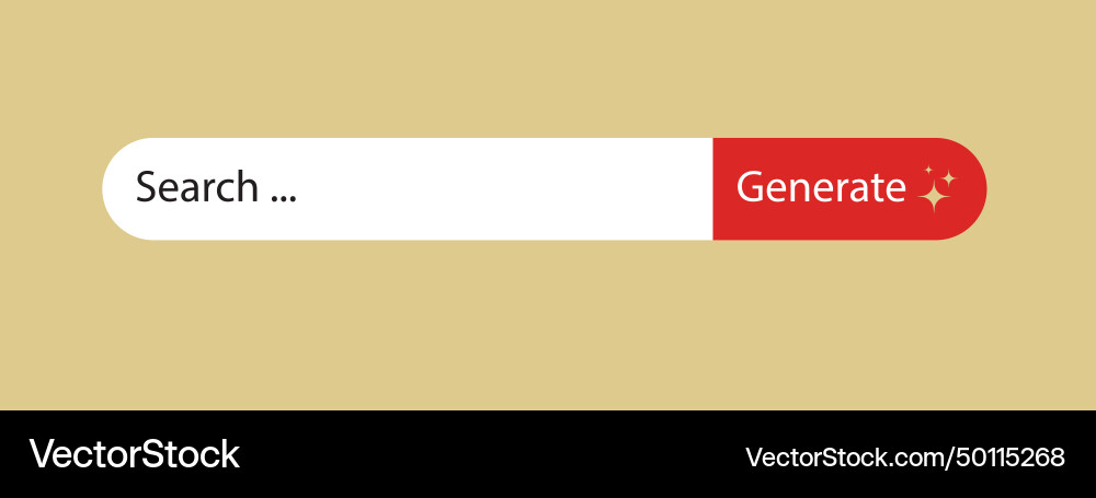 Ai generate prompt concept bar background Ai generate prompt concept bar background Vector Image