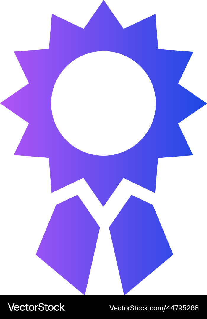 Award gradient universal icon ui ux element sign vector image