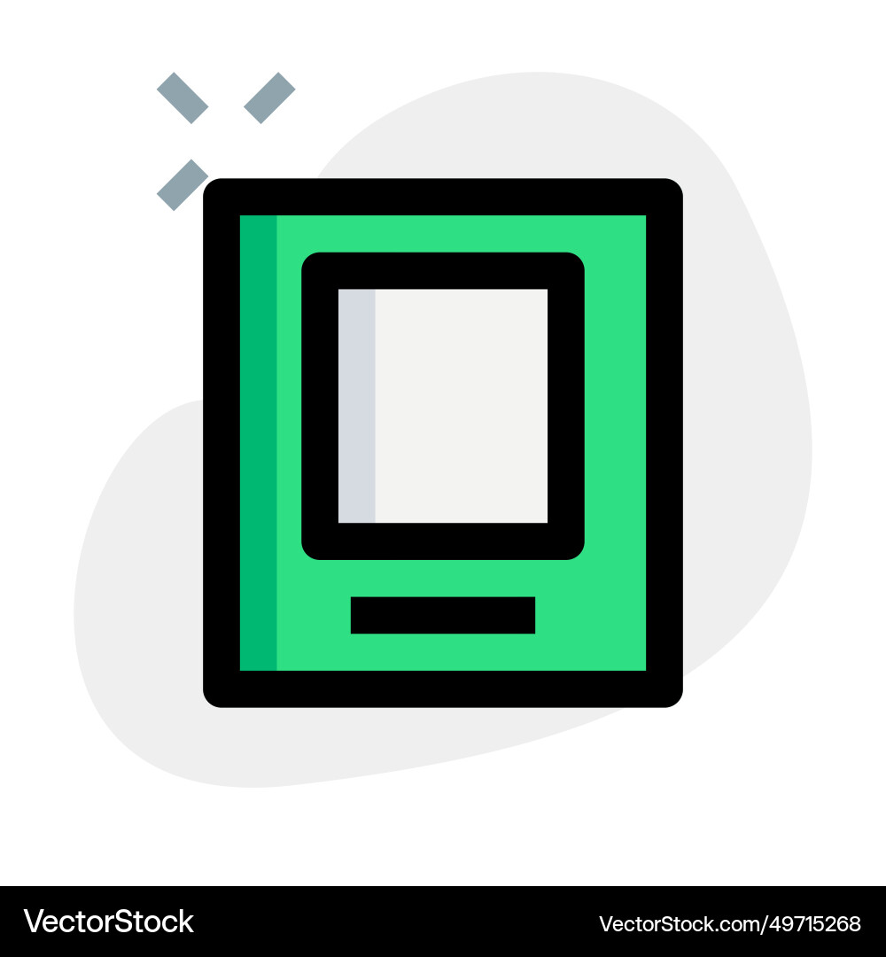 Machine for swift issuance of train tickets Vector Image