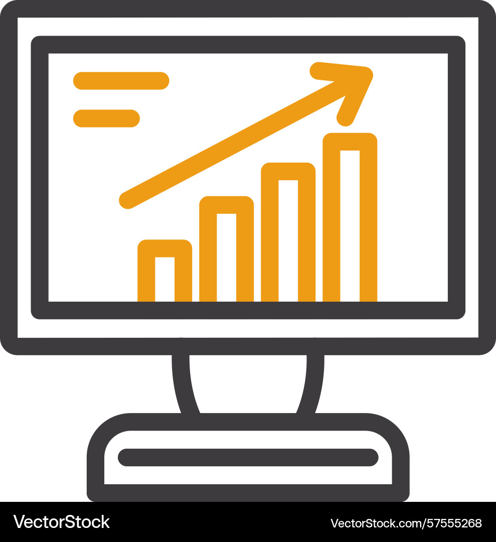 Metrics two color icon Vector Image