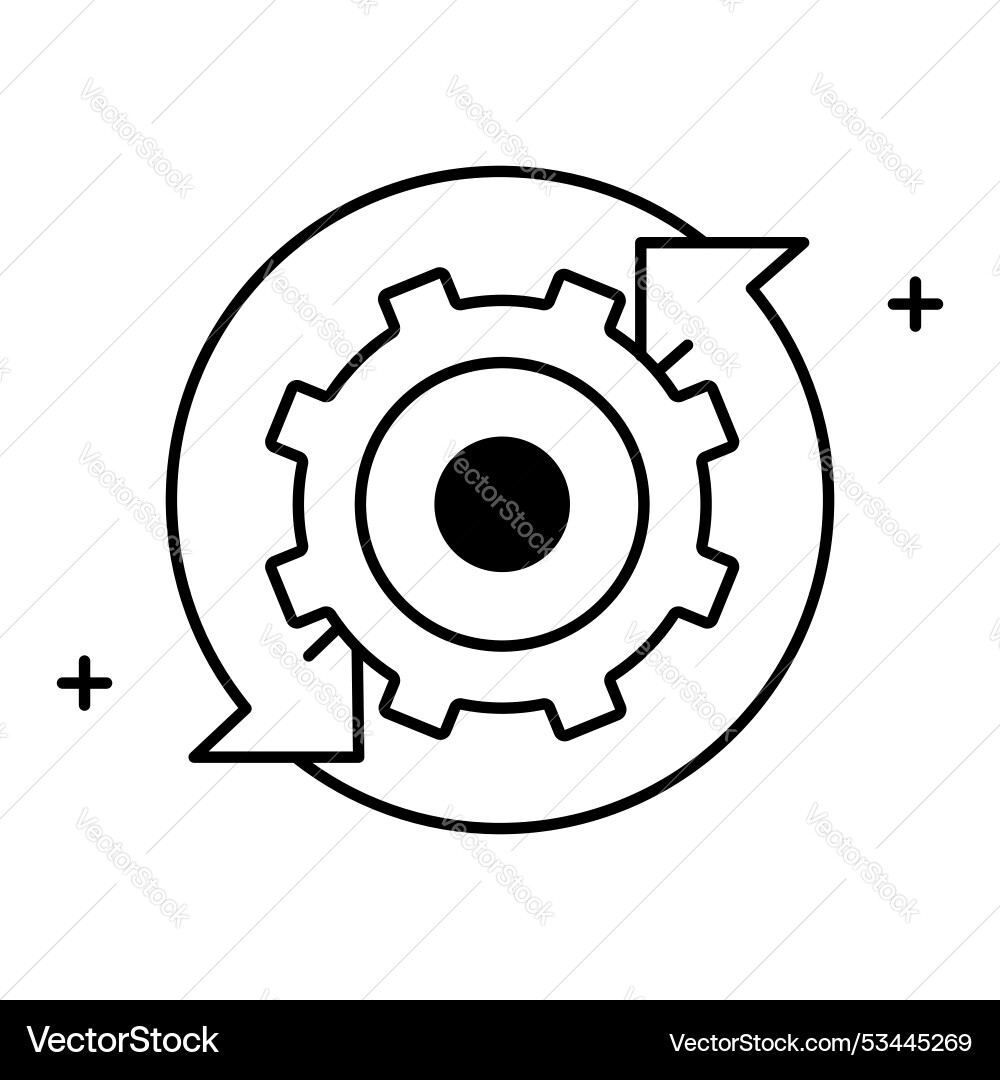 Algorithm-Analyse und Reverse Engineering-Icon vektorbild