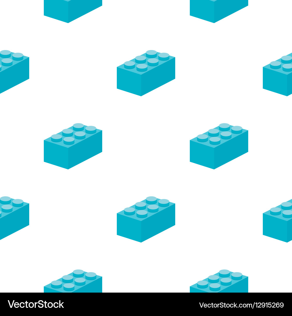 Building block cartoon icon for web Vector Image