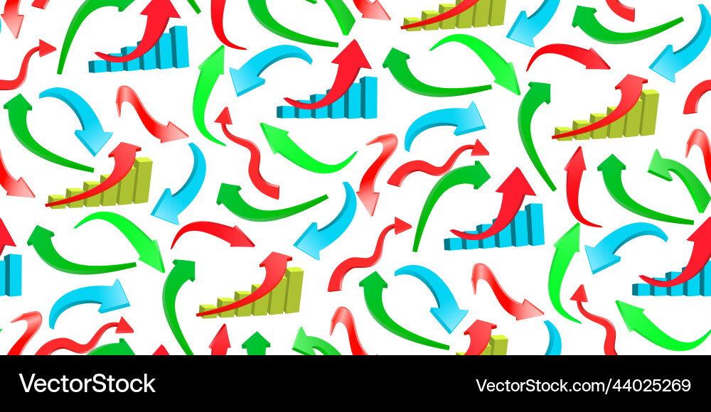 Dynamic course price chart visual display Dynamic course price chart visual display Vector Image