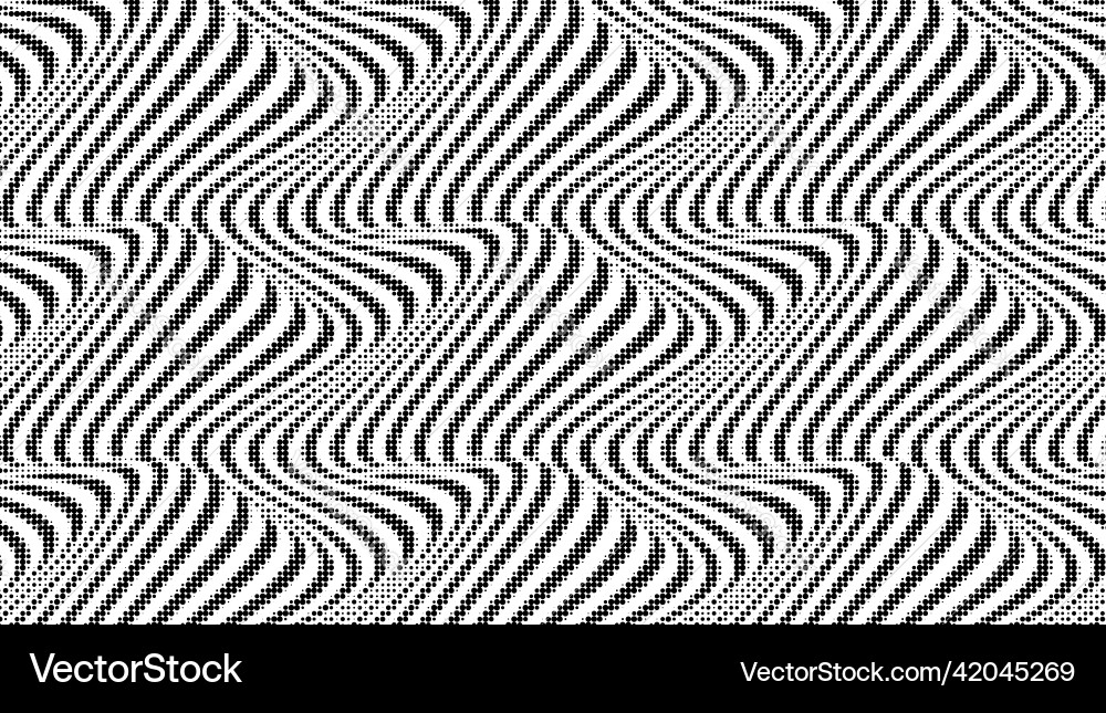 Halbton Muster wavy Linien schwarz und weiß Halbton Muster wavy Linien schwarz und weiß vektorbild