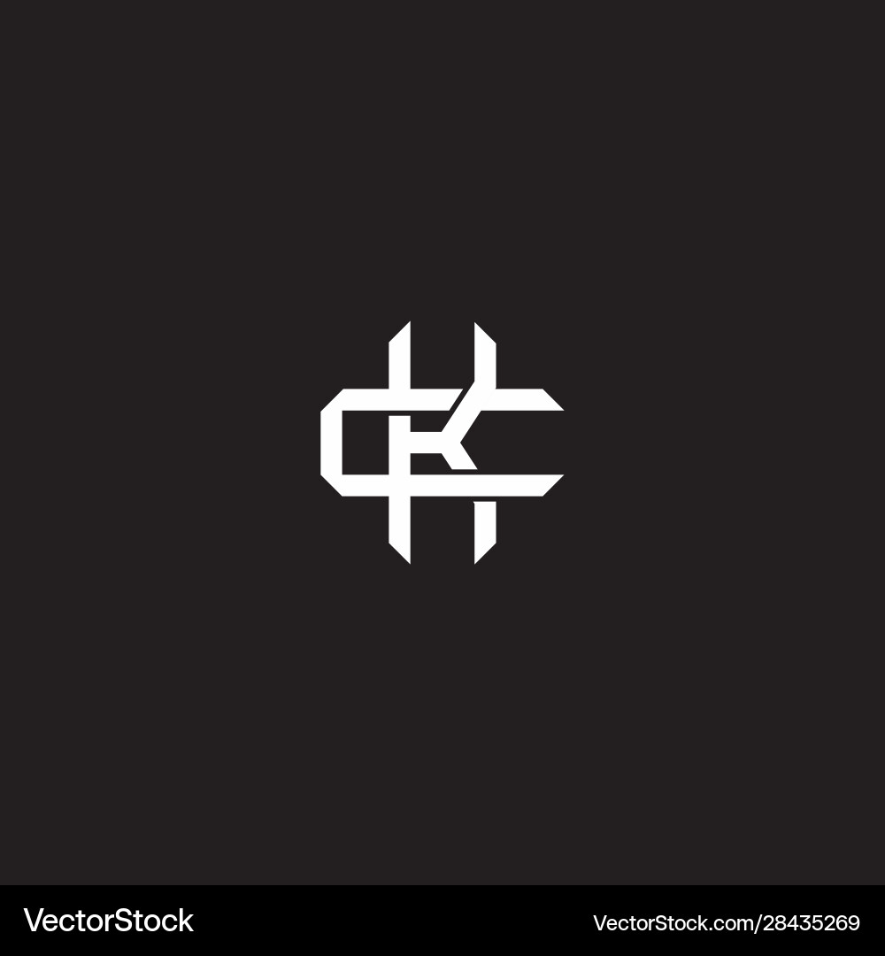Overlapping Initial Monogram Logo vector image