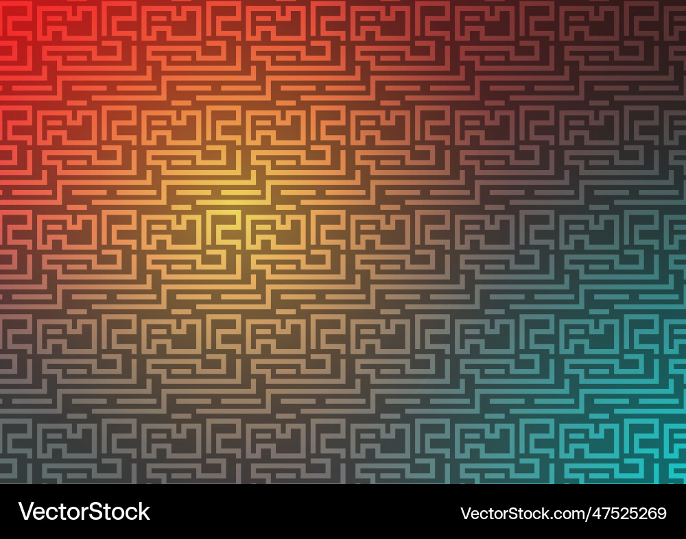 Red geometric technology pattern line gradient Red geometric technology pattern line gradient Vector Image