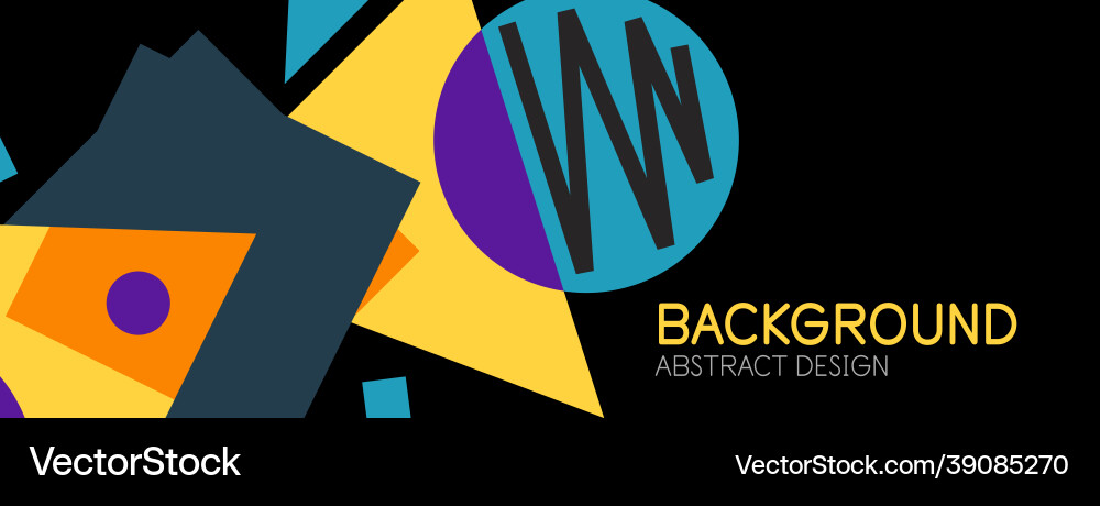 Abstract background blocks lines triangles Abstract background blocks lines triangles vector image