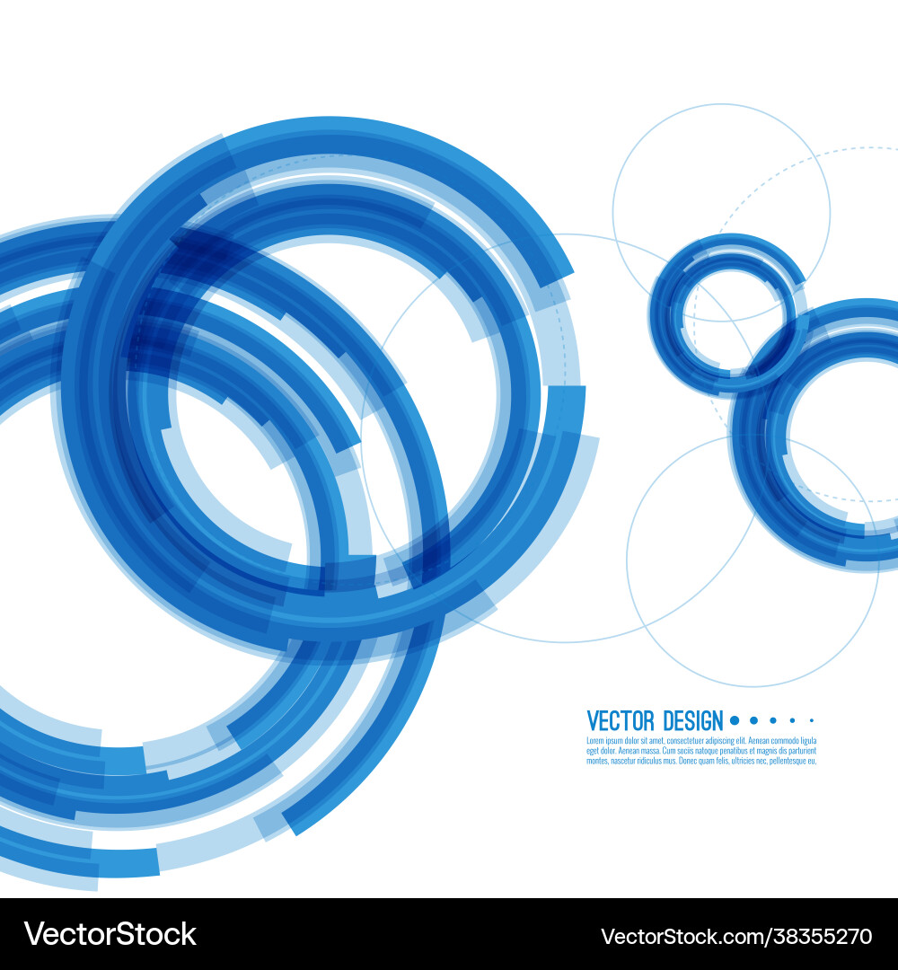 Abstract background with overlapping circles Abstract background with overlapping circles vector image