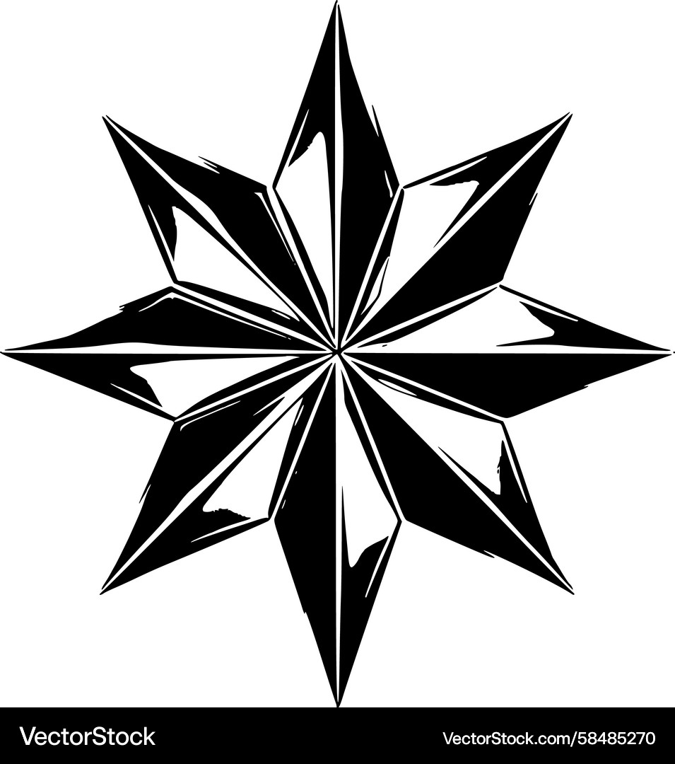 Dynamic Starburst Pattern Vector Image