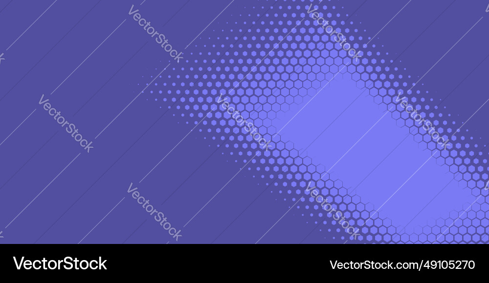 Geometric abstract hexagon two color background Vector Image
