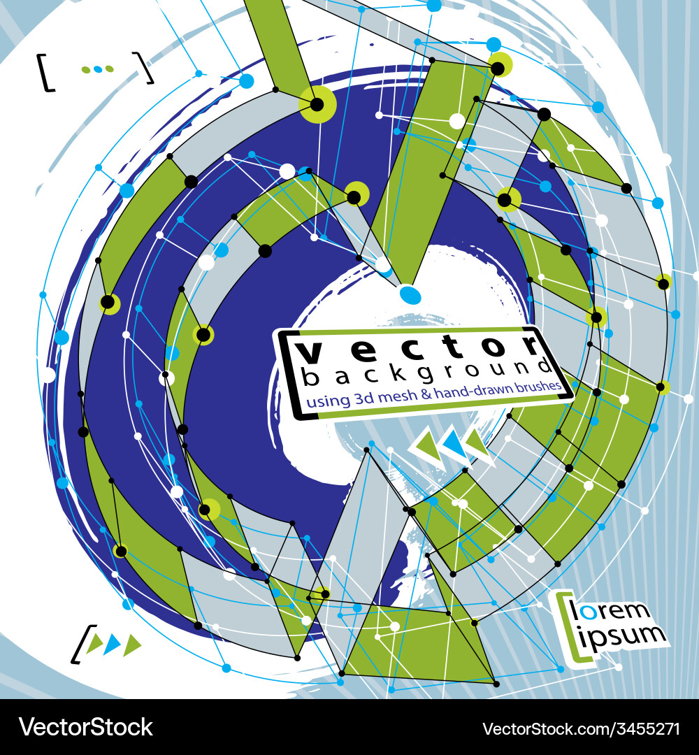 Abstract background made using real vector image