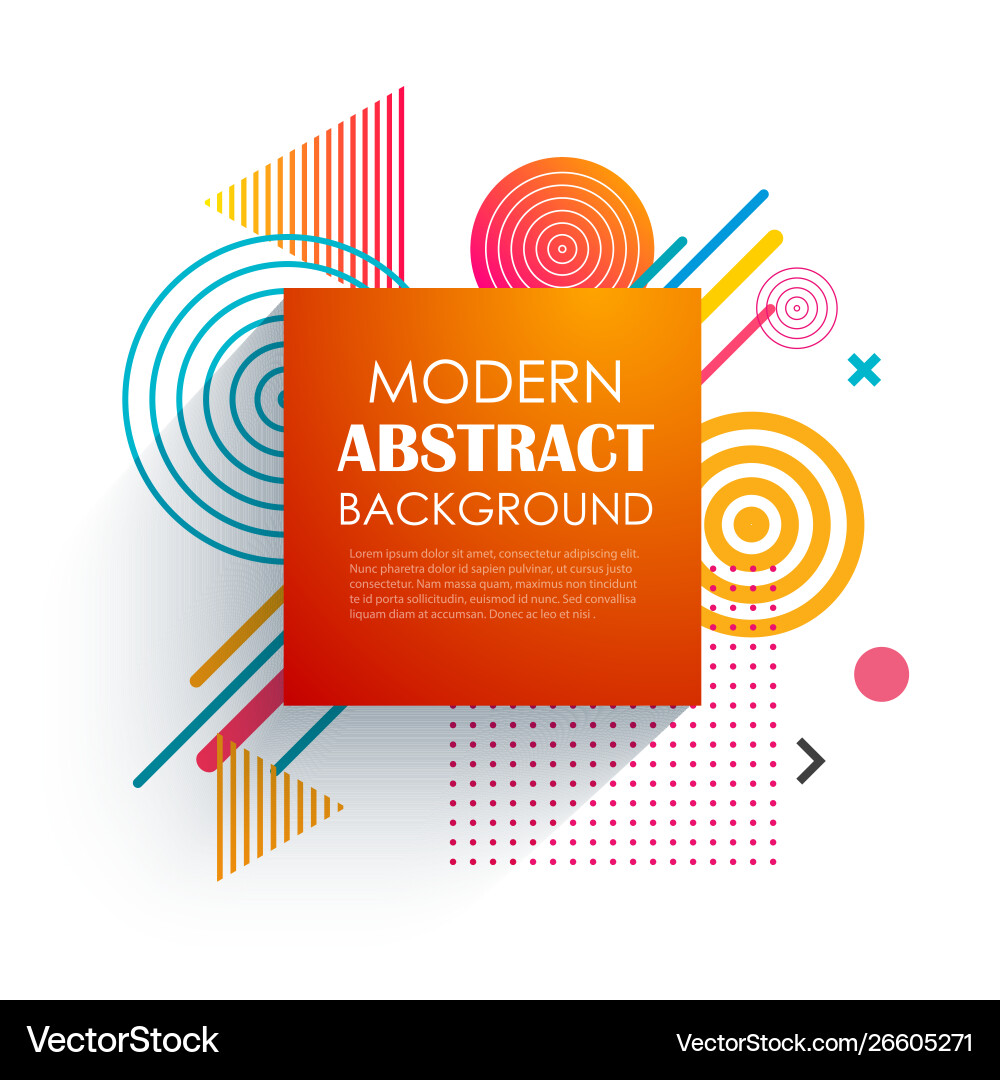 Abstract geometric red square pattern design Abstract geometric red square pattern design vector image