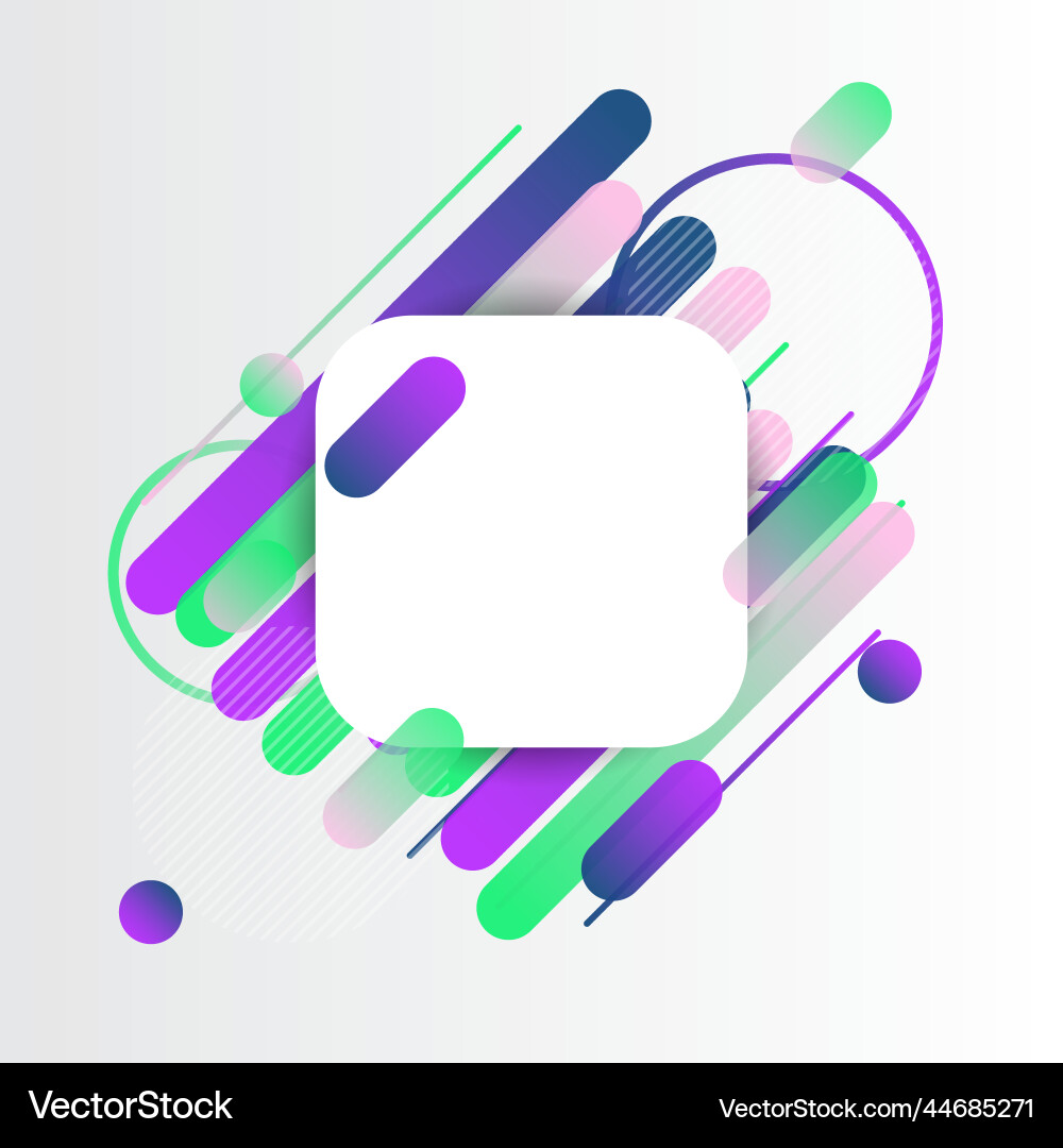Creative rounded lines edge place for text Creative rounded lines edge place for text Vector Image