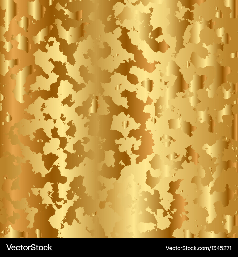 Golden Metallic Texture Royalty Free Vector Image