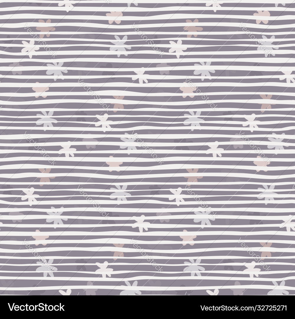 Random seamless pattern with light flower Vector Image