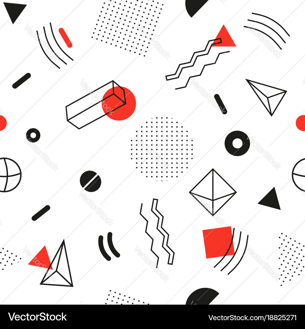 Seamless abstract pattern - modern material design vector image