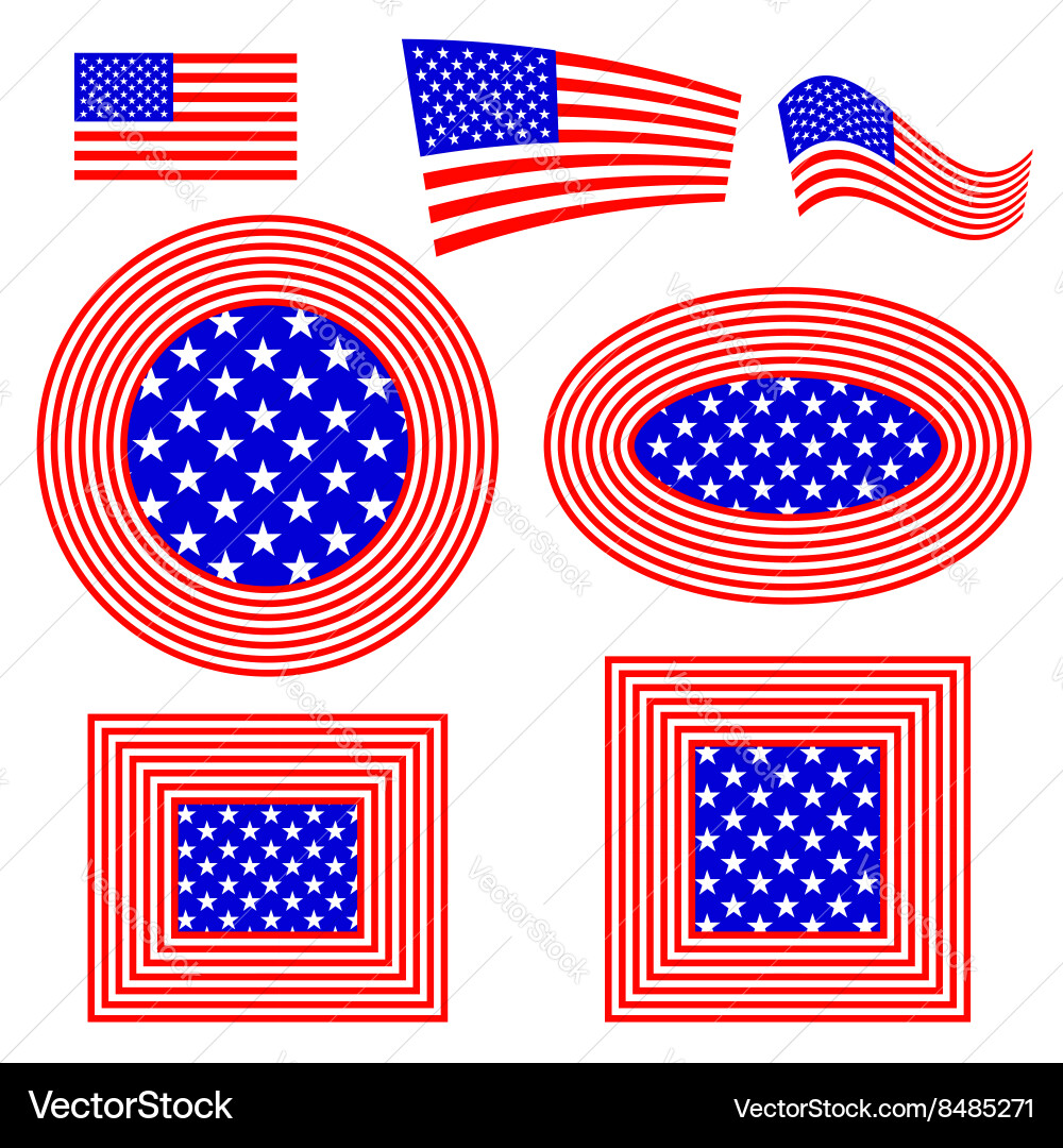 Set design elements Vector Image