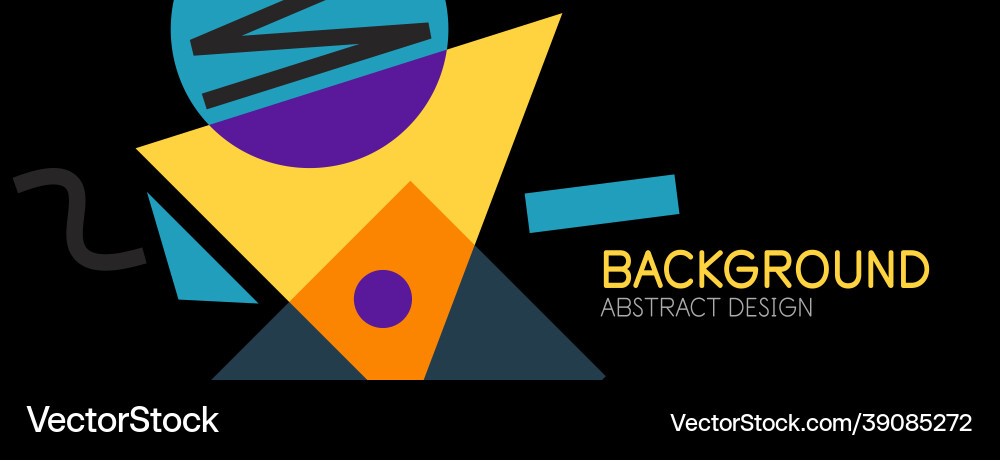 Abstract background blocks lines triangles Abstract background blocks lines triangles vector image