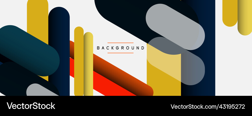 Overlapping round shapes and lines background Overlapping round shapes and lines background vector image