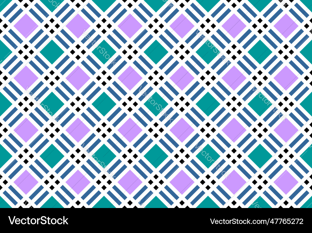 Seamless checked pattern vector image