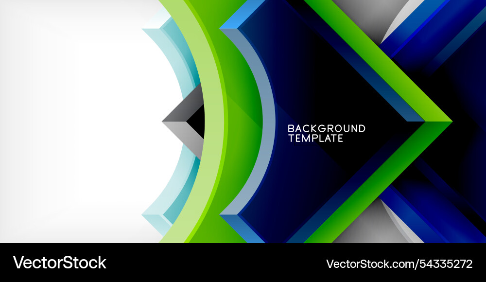 Square arrow shapes with round elements Square arrow shapes with round elements vector image