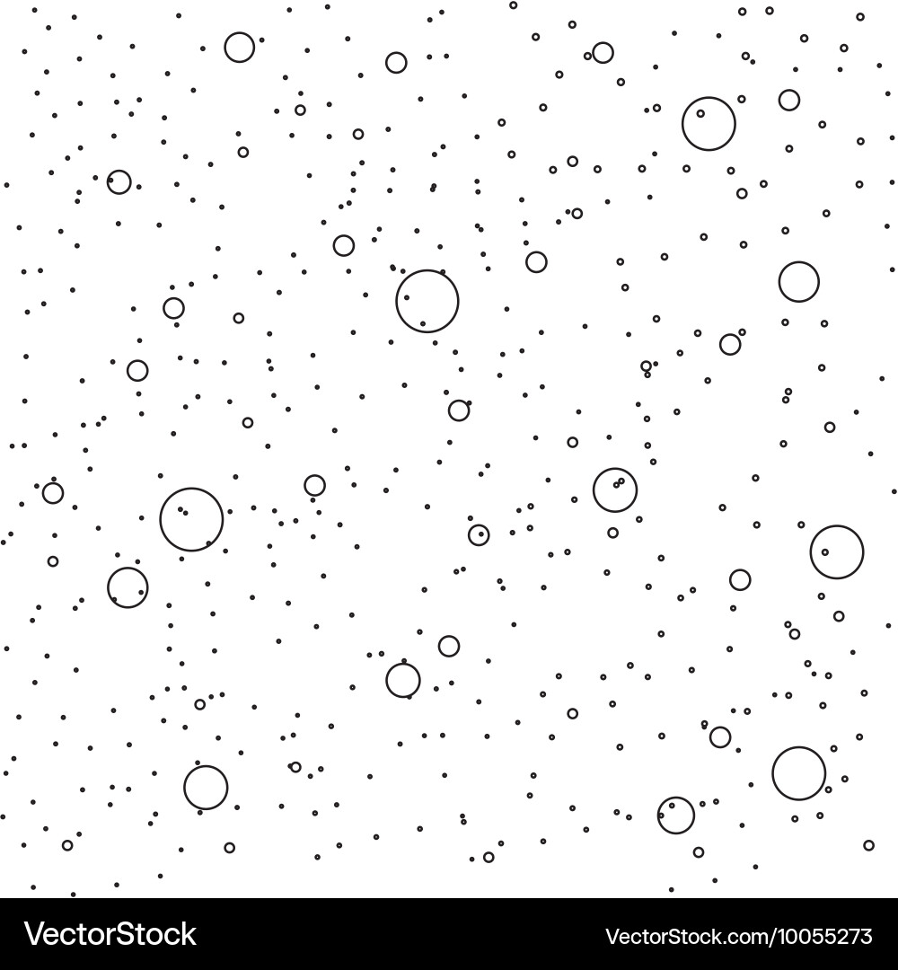 Chaotic Circle Pattern vector image