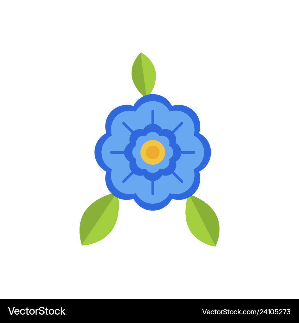 Universal flower icon to use in web and mobile ui Universal flower icon to use in web and mobile ui vector image