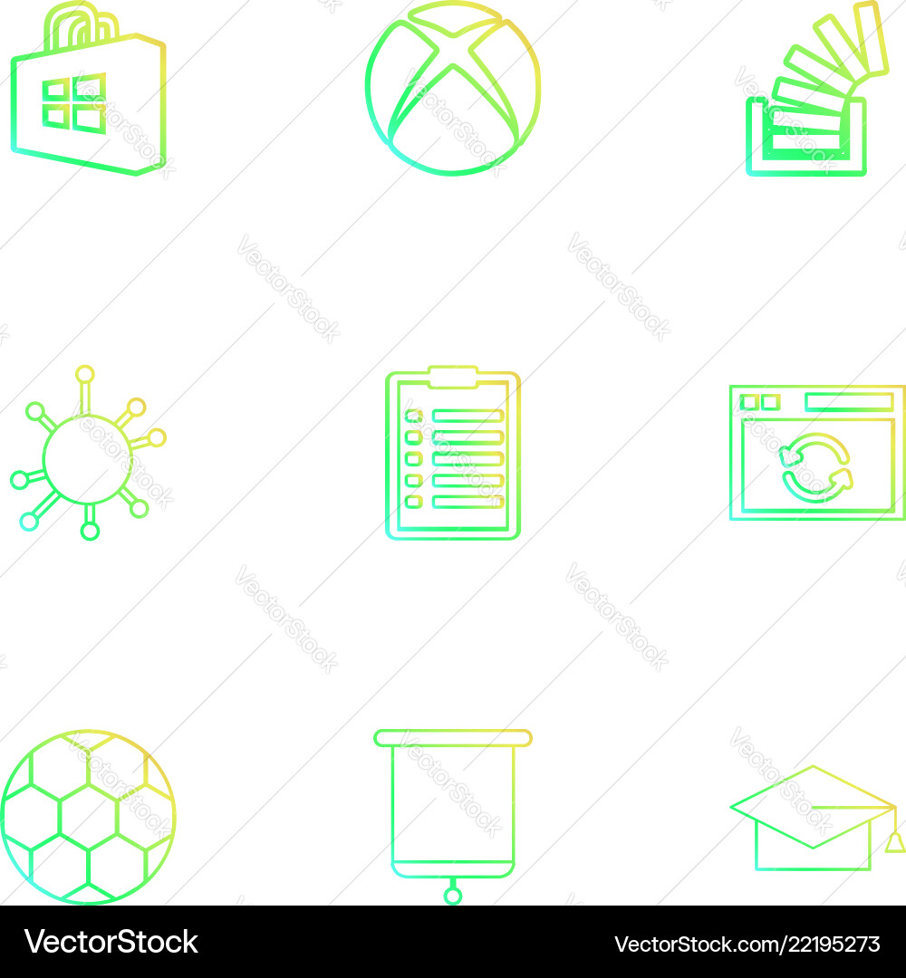 Windows store xbox stackoverflow convocation vector image