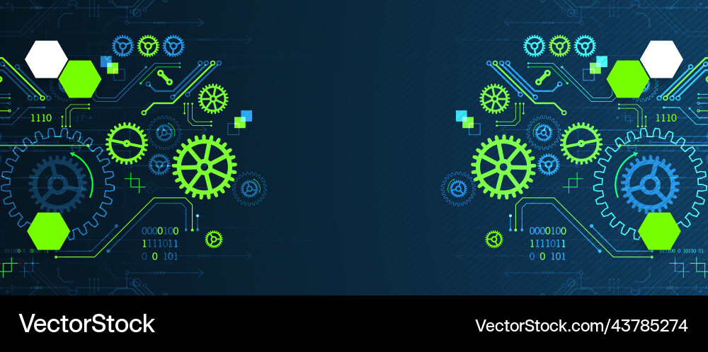 Abstract technology concept computer code Abstract technology concept computer code vector image