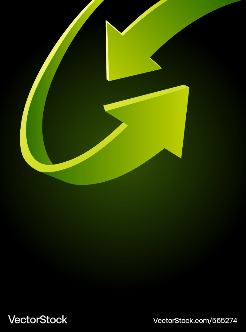 Arrow Graph Background vector image
