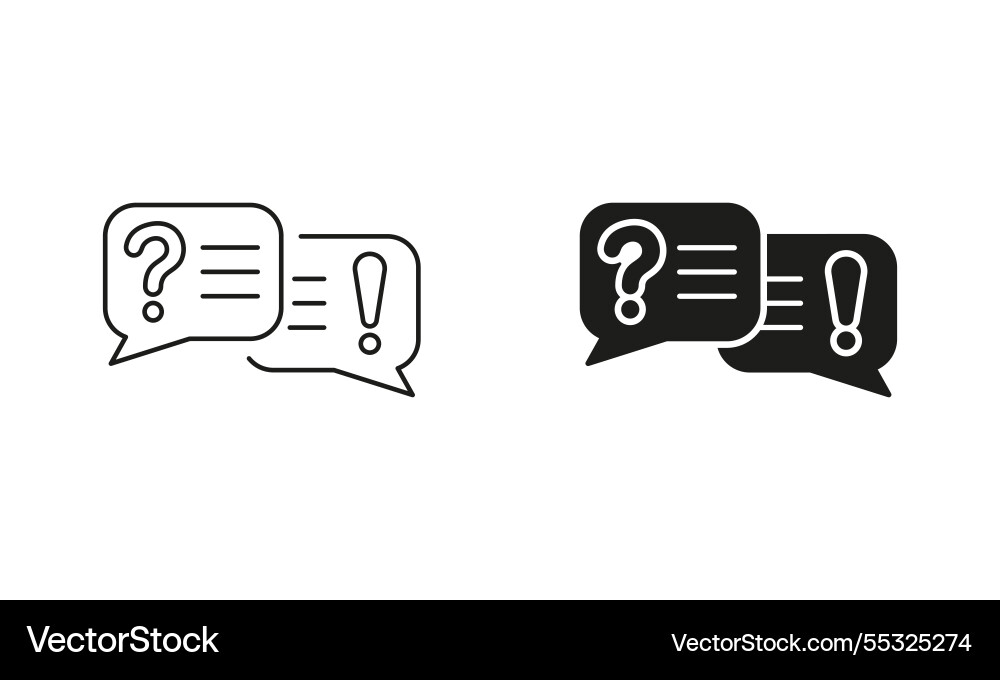 Faq Symbol Dialog Zeichen Kundenunterstützung Chat Faq Symbol Dialog Zeichen Kundenunterstützung Chat vektorbild