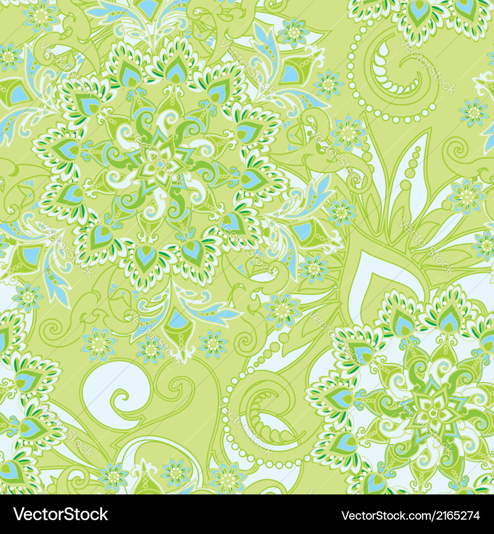 Floral ornament Vector Image