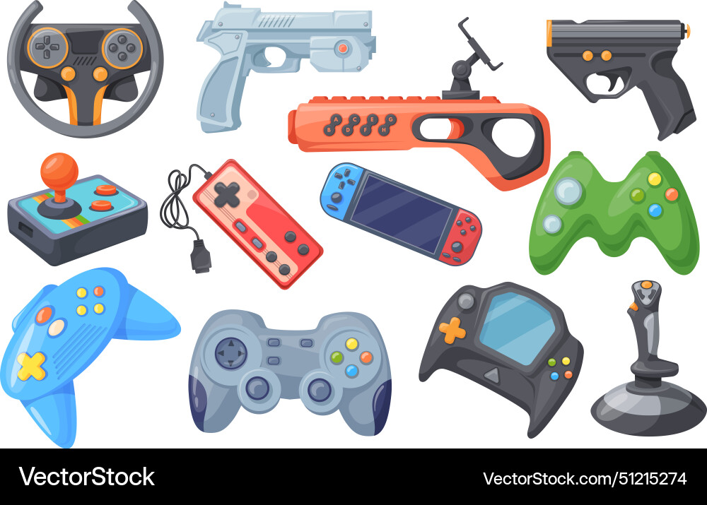 Game Controller Joystick Pad Vector Image