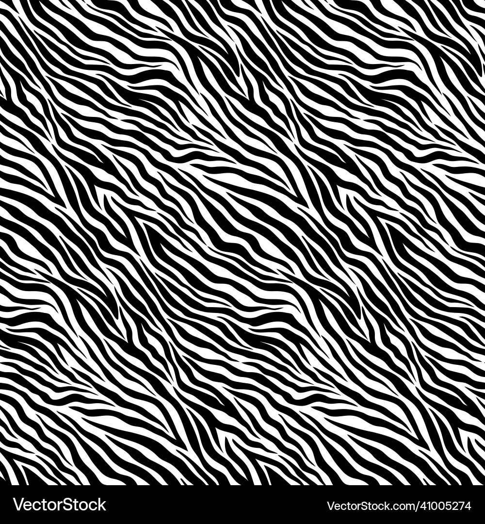 Simple zebra animal motif seamless pattern design Vector Image