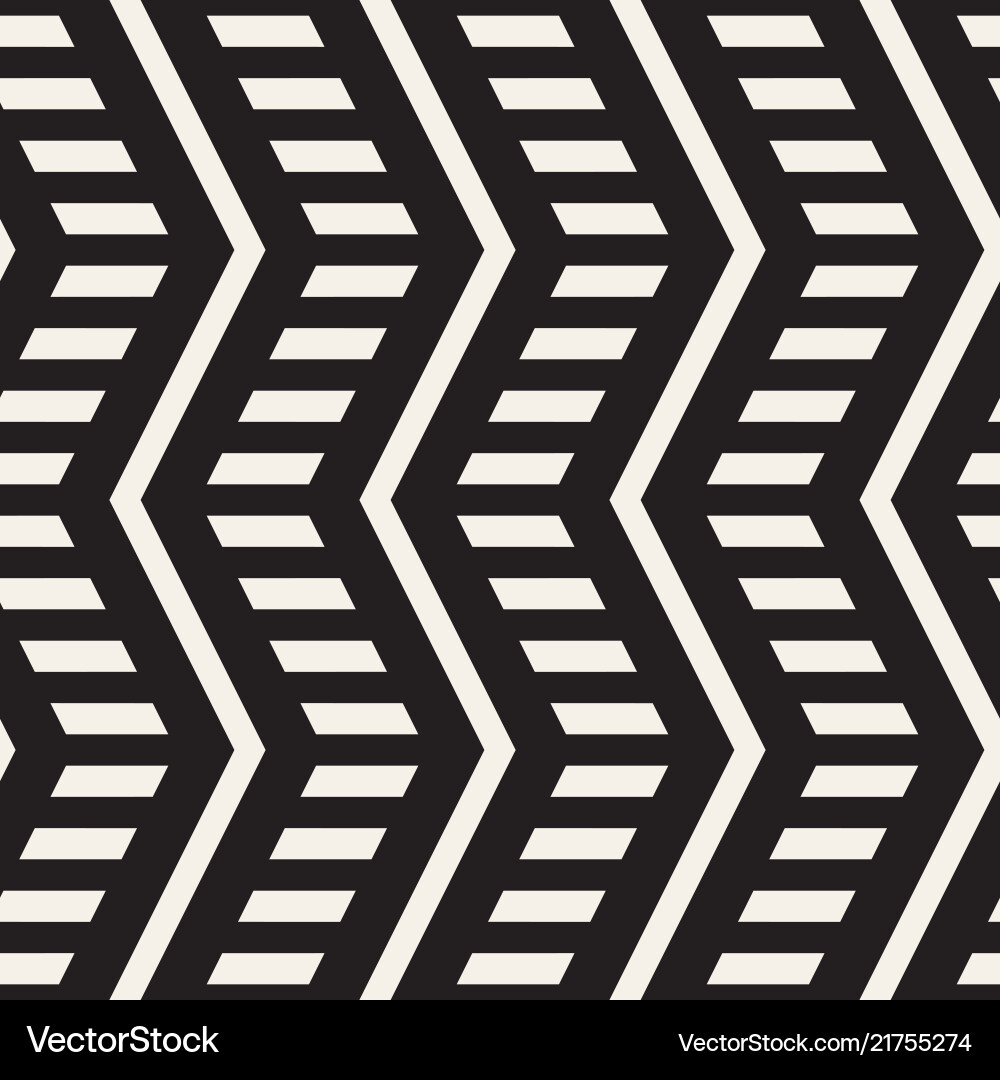 Zigzag Line Pattern - Abstract Geometric vector image