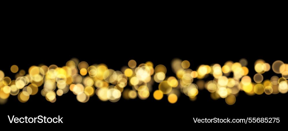 Abstract color shining bokeh isolated Vector Image