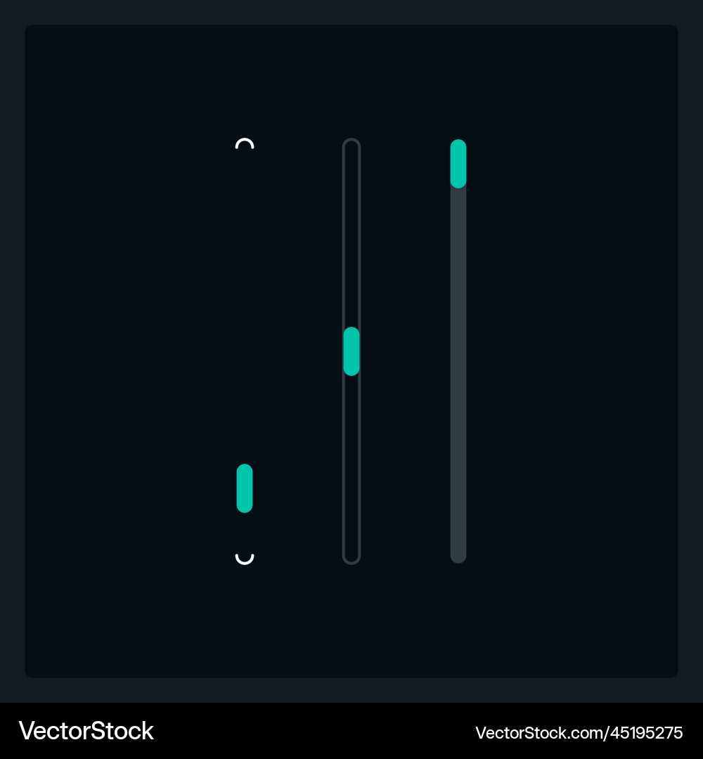 Vertical scrollbar ui element template Vertical scrollbar ui element template vector image
