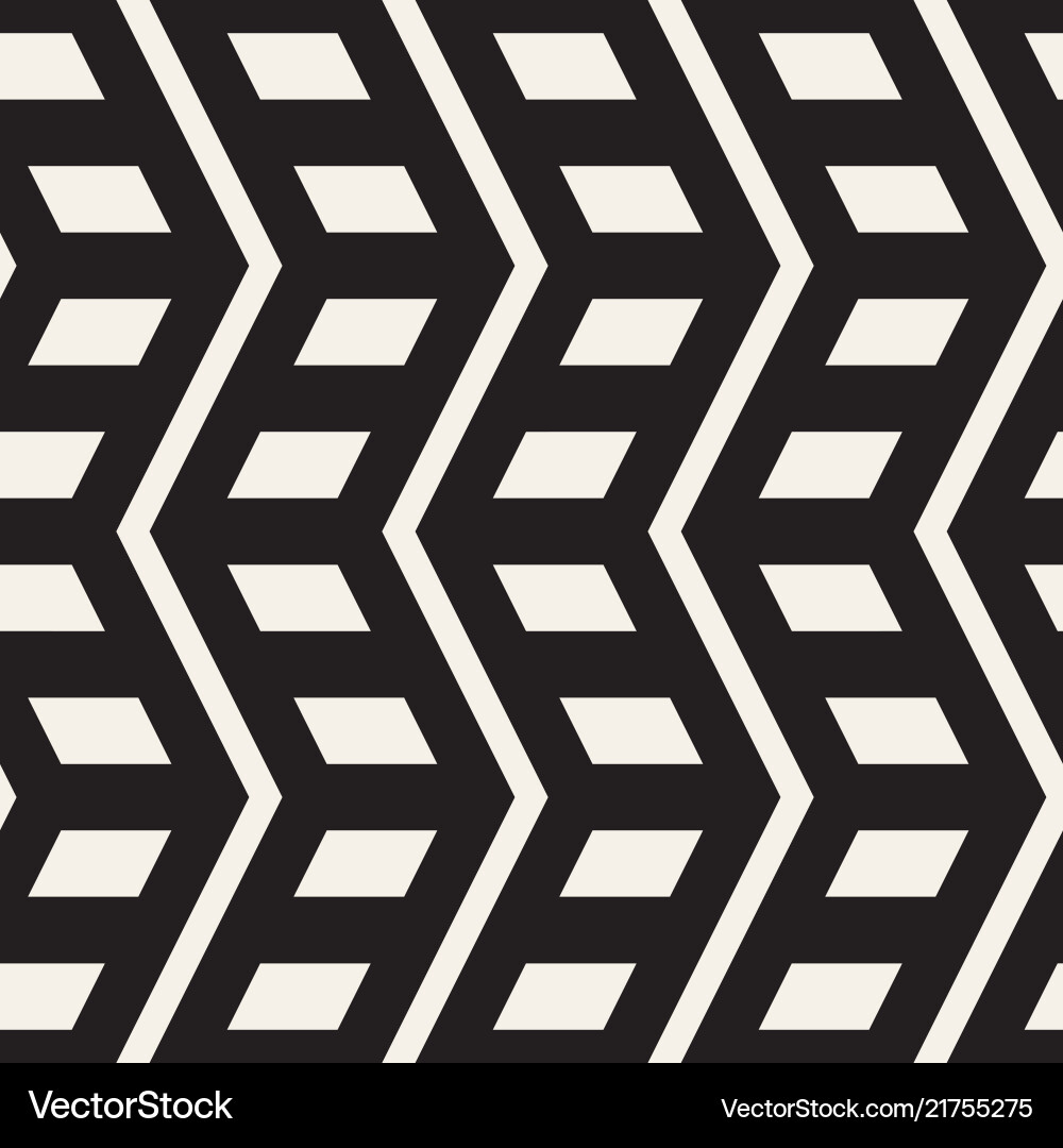 Zigzag Line Pattern - Abstract Geometric vector image