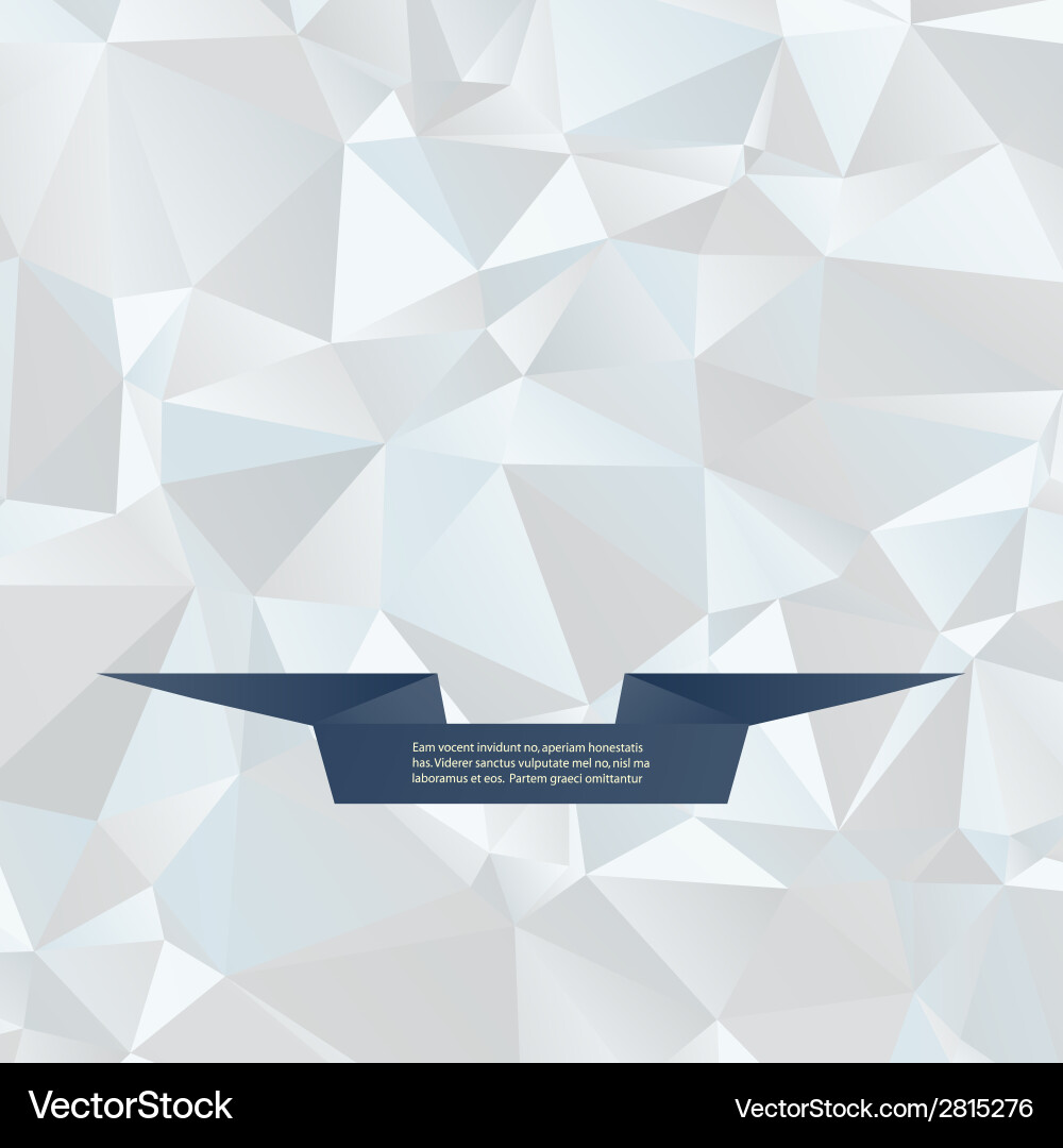 Abstract background with ribbon for text Vector Image