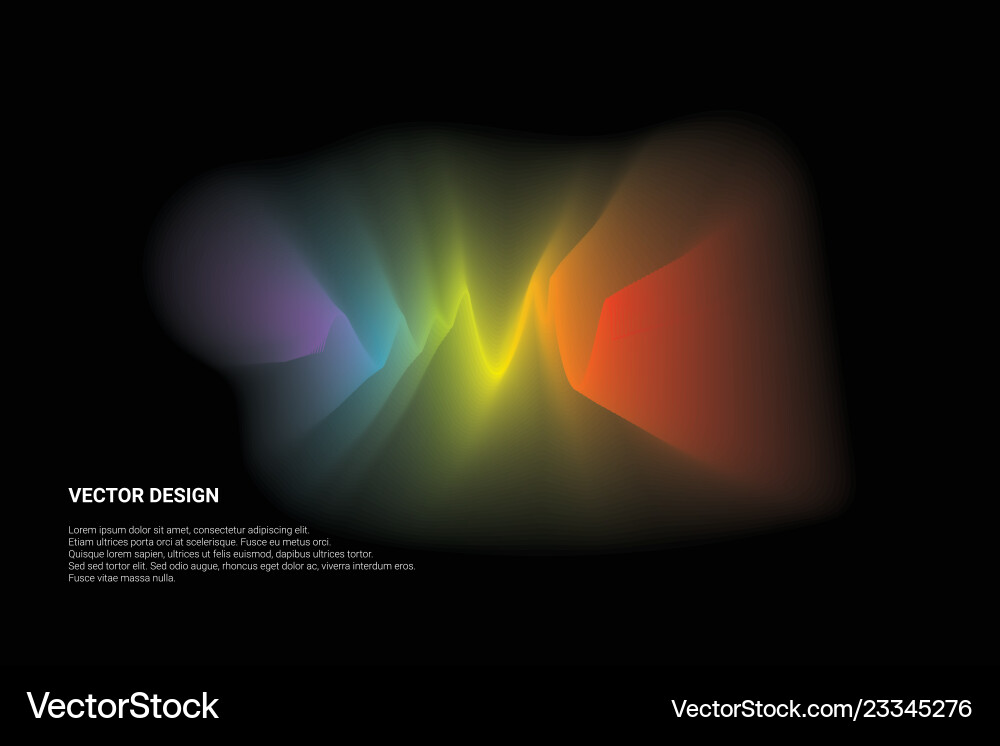 Abstract blurred gradient mesh background Vector Image